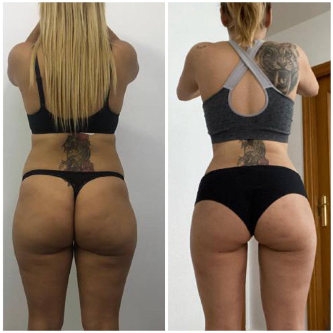 Transformación antes y después
